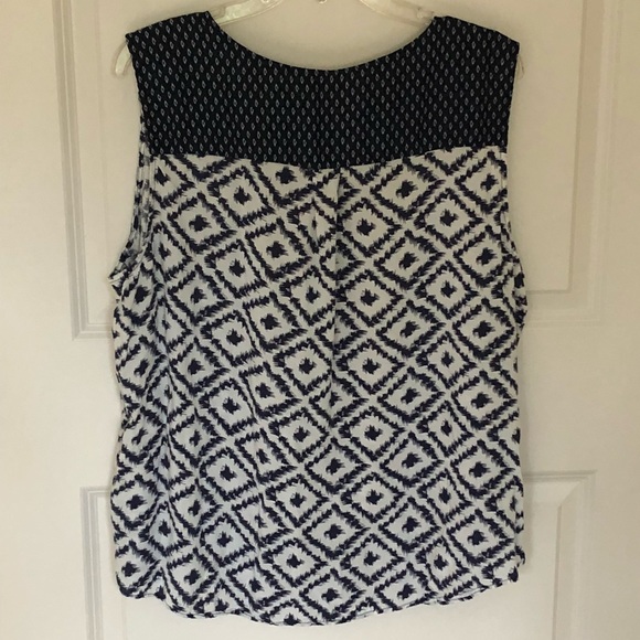 Skies Are Blue Boho Tank Top 3X - Picture 2 of 4